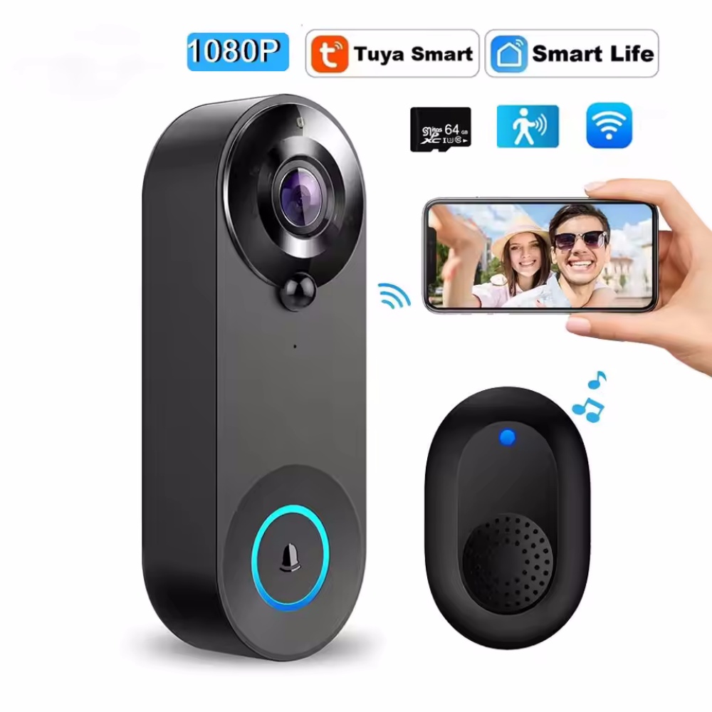 Home Security Premium - Tuya 1080p sem fio wi fi