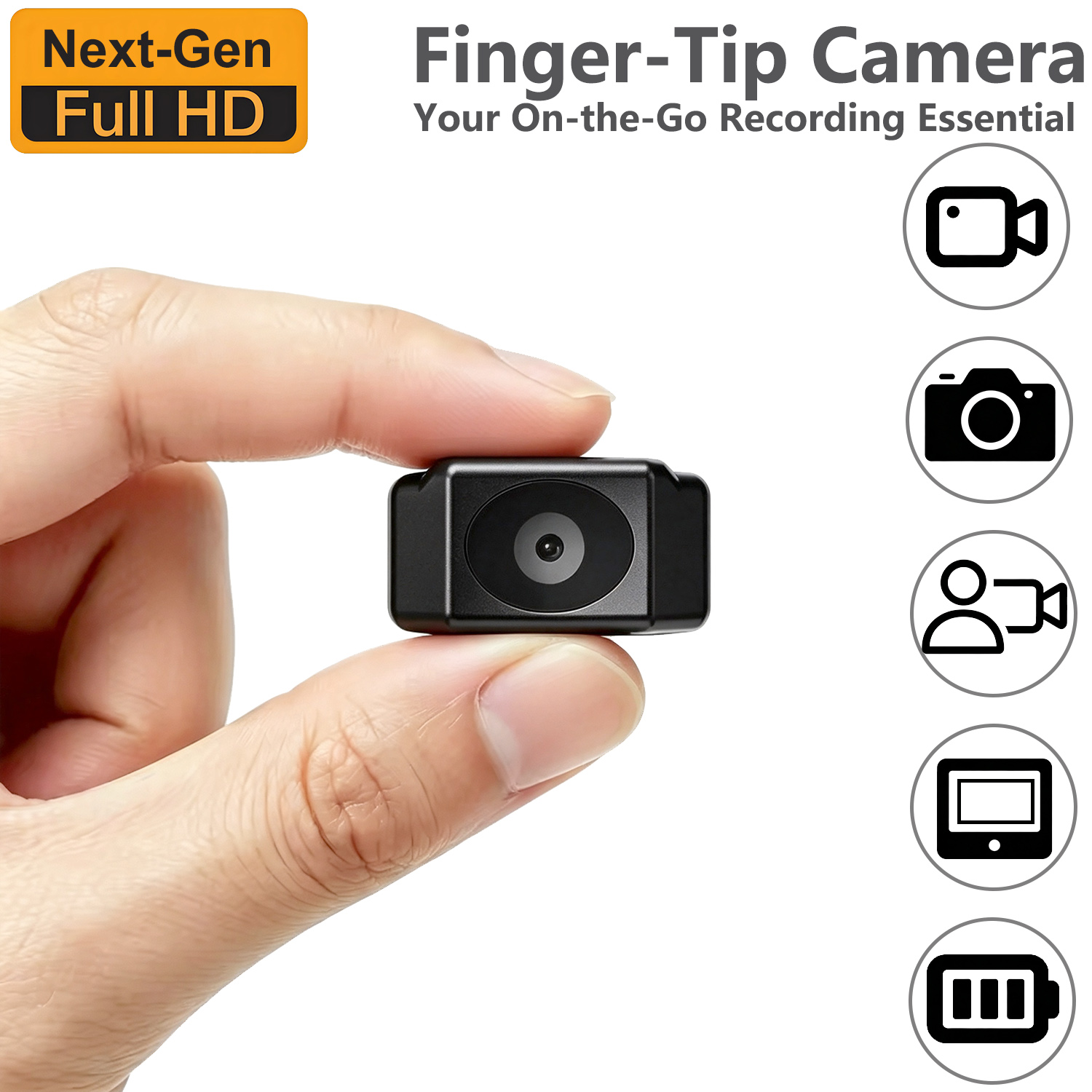 Home Security Hidden Cameras - Câmera corporal portátil de última geração,
