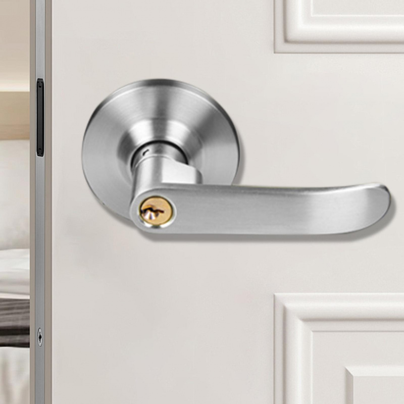 Home Security Door Reinforcement Lock - Fechadura de Porta com Alavanca e