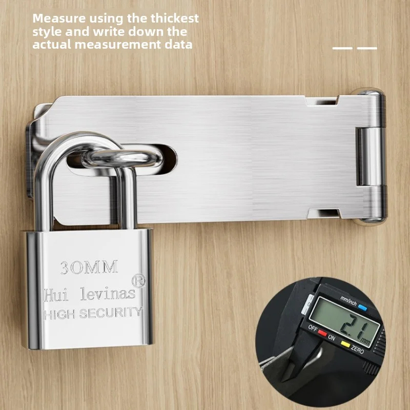 Home Security Tapo - Cadeado de aço inoxidável ferrolho porta