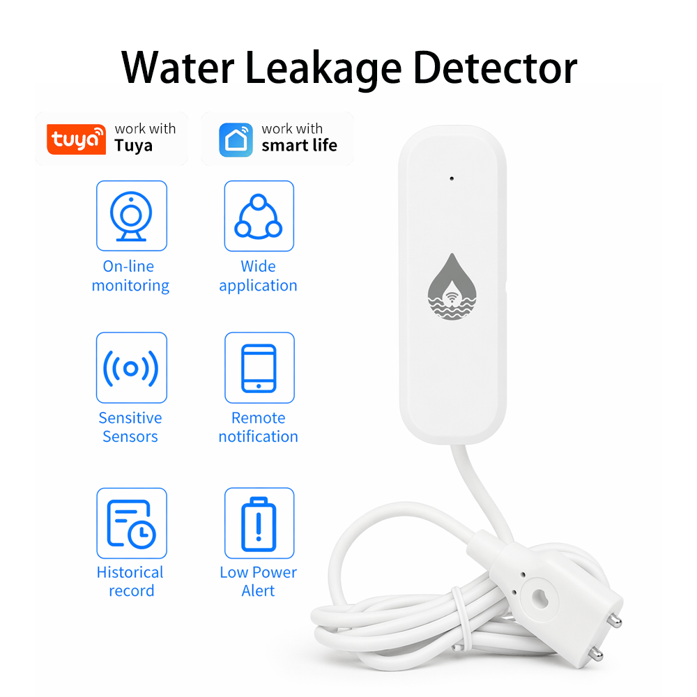 Home Security And Monitoring - Sensor de Alarme de Vazamento de