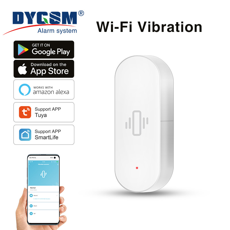Sensor de Vibração WiFi Tuya,  - Home Security App avaliação e preço