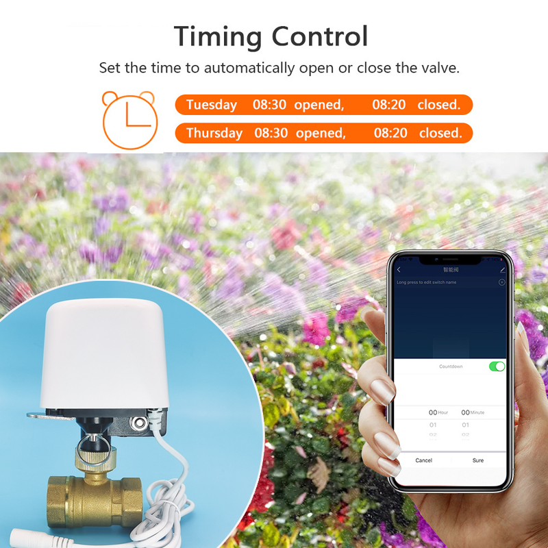 Válvula de Água Tuya Zigbee Wi - Home Security App avaliação e preço