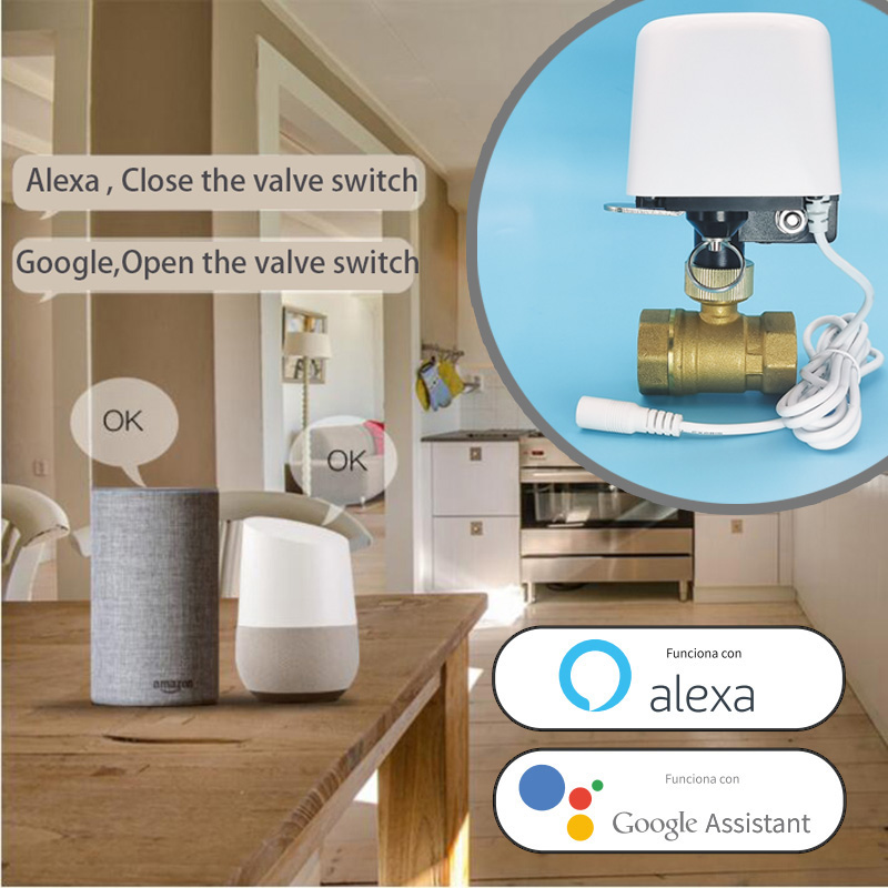 Válvula de Água Tuya Zigbee Wi - Home Security App avaliação e preço