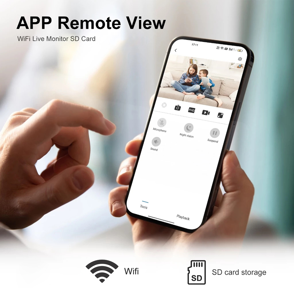 Câmera Mini HD 1080P WiFi DIY, - Home Security Hidden Cameras avaliação e preço