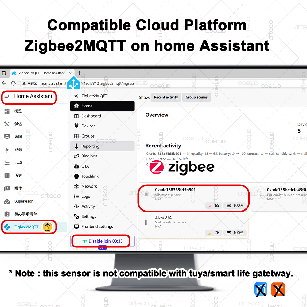 Inteligente zigbee 3.0 sensor  - Home Security App avaliação e preço