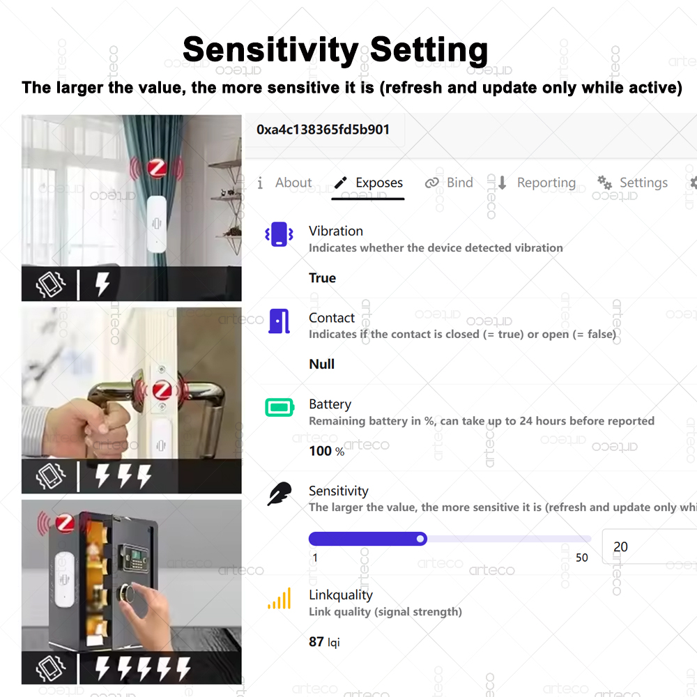 Inteligente zigbee 3.0 sensor  - Home Security App avaliação e preço