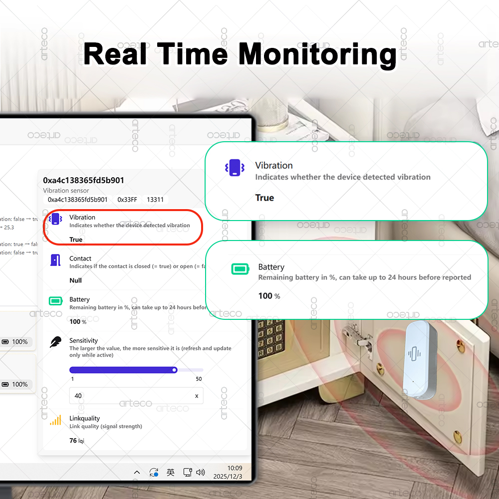 Inteligente zigbee 3.0 sensor  - Home Security App avaliação e preço