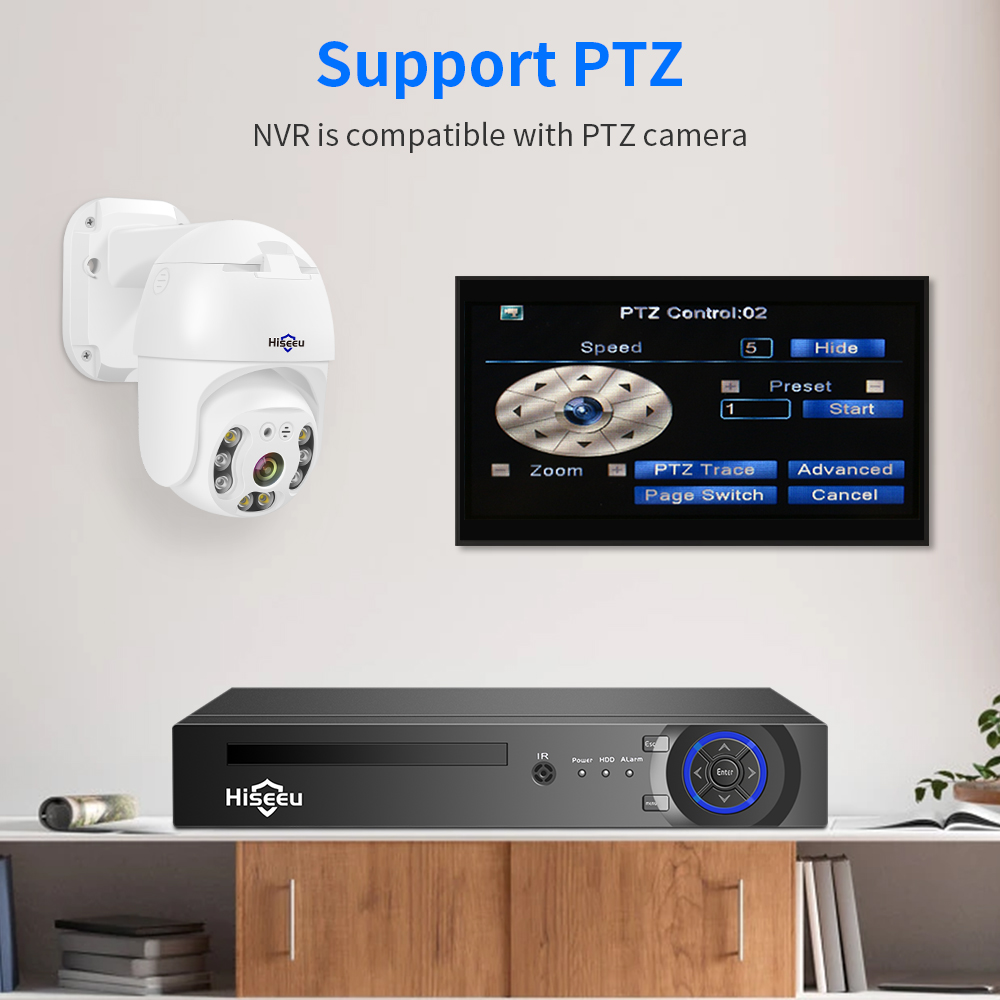 Hiseeu 4ch 10ch 16ch 4k 8mp 5m - Home Security Cameras avaliação e preço