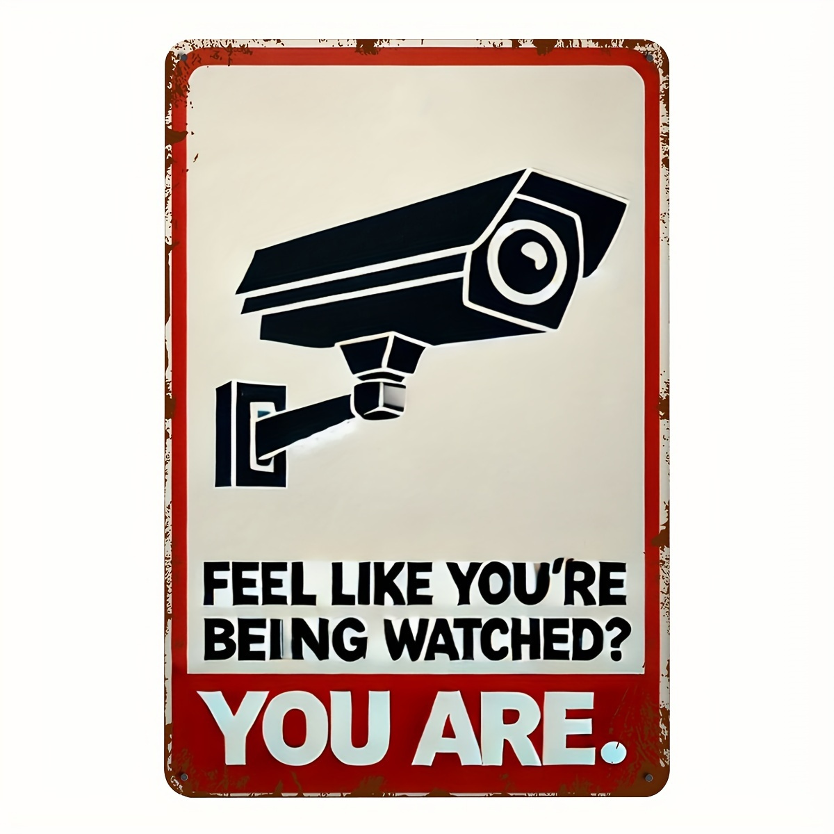 Sinal de aviso de câmera de se - Home Security Cameras avaliação e preço