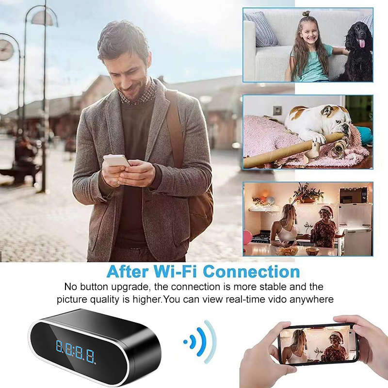 Full HD 1080P Despertador Mini - Home Security Hidden Cameras avaliação e preço