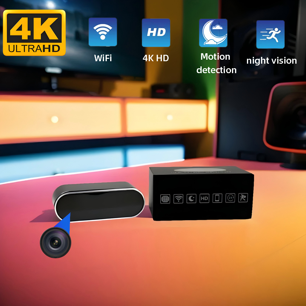 Nova Câmera Mini Relógio 4KHD  - Home Security Hidden Cameras avaliação e preço