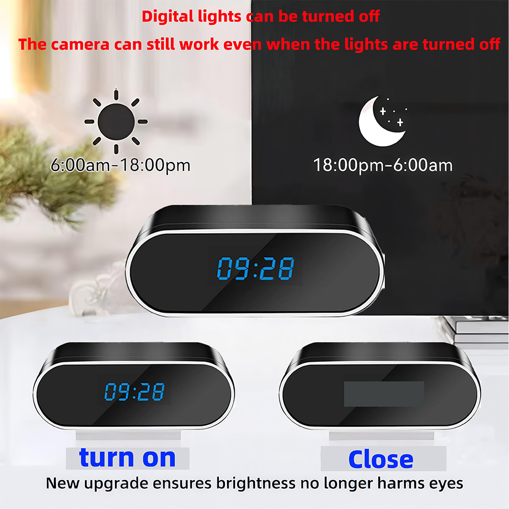 Nova Câmera Mini Relógio 4KHD  - Home Security Hidden Cameras avaliação e preço