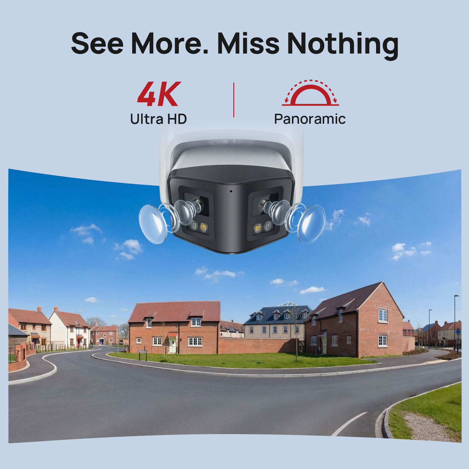 Câmera IP Panorâmica Inteligen - Home Security System Hikvision avaliação e preço