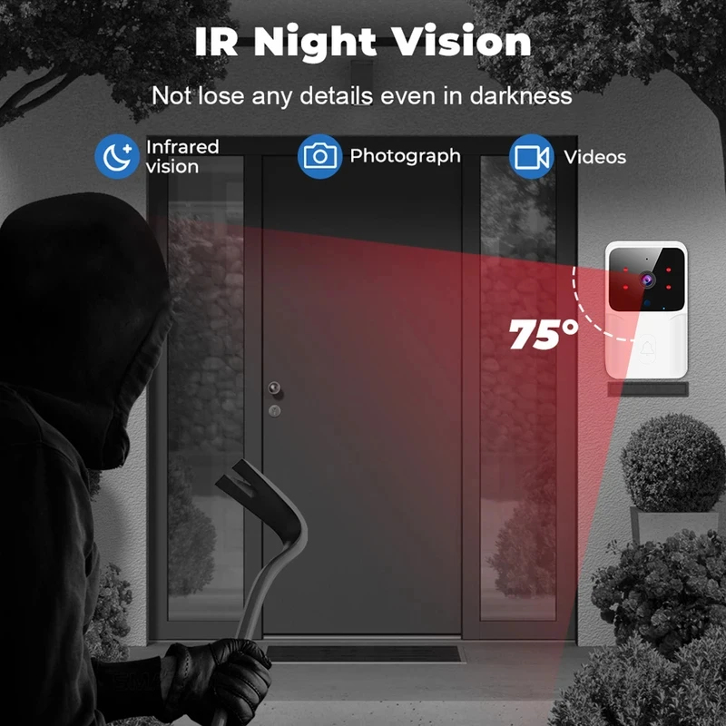 Campainha de Vídeo WiFi Inteli - Home Security Premium avaliação e preço