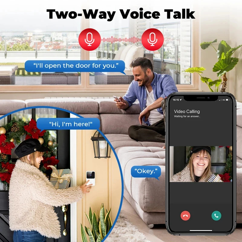 Campainha de Vídeo WiFi Inteli - Home Security Premium avaliação e preço