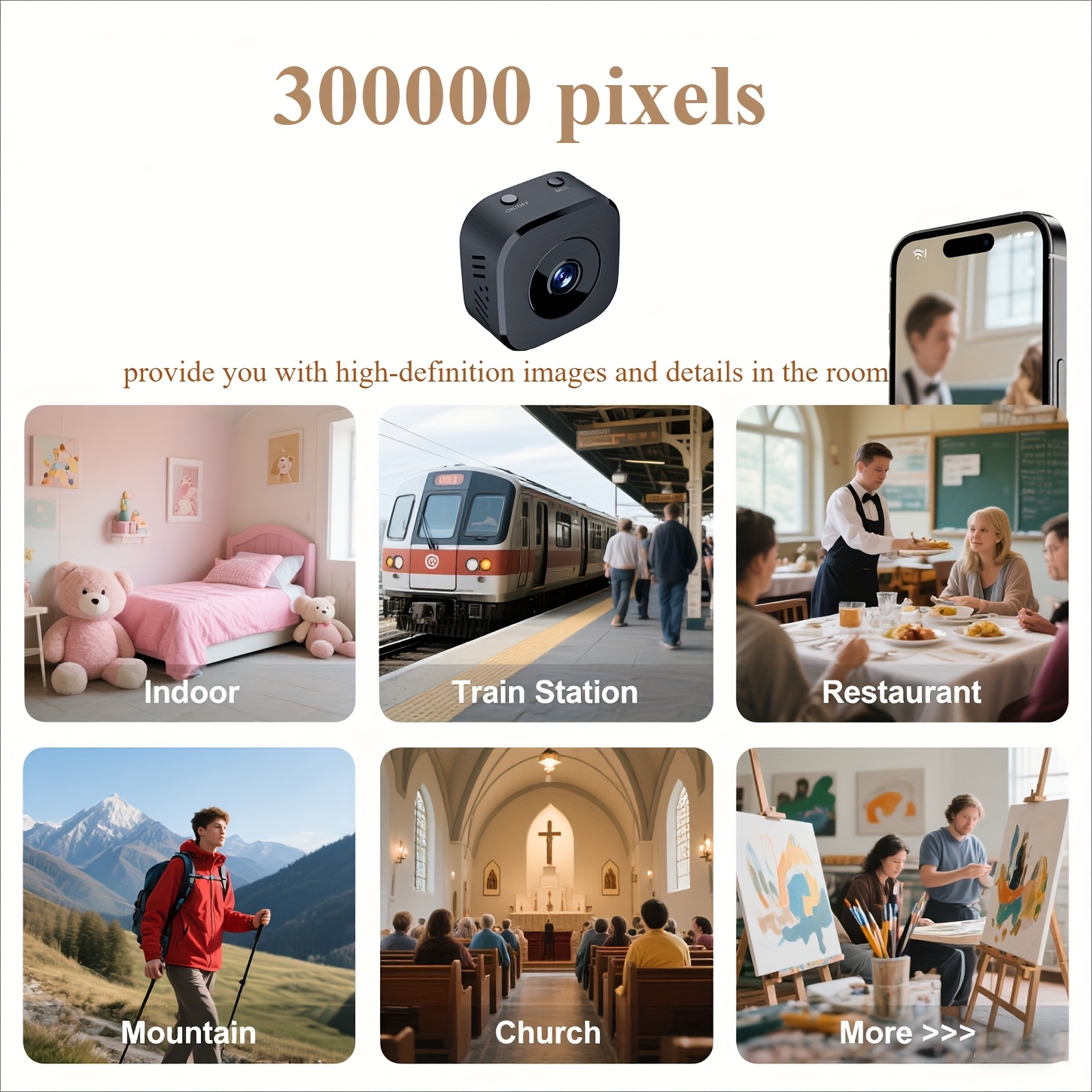 1080p hd mini câmera wi-fi seg - Home Security Cameras avaliação e preço