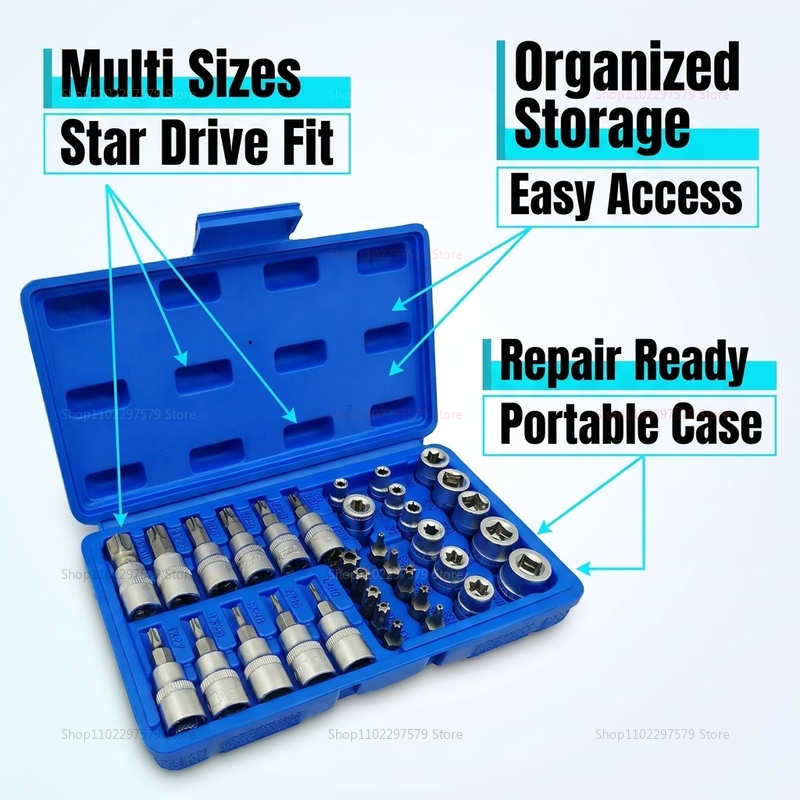 Conjunto de 34 Peças de Soquet - Home Security Project avaliação e preço