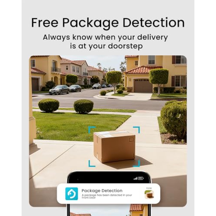 Câmera de campainha sem fio pa - Home Security Cameras No Subscription avaliação e preço