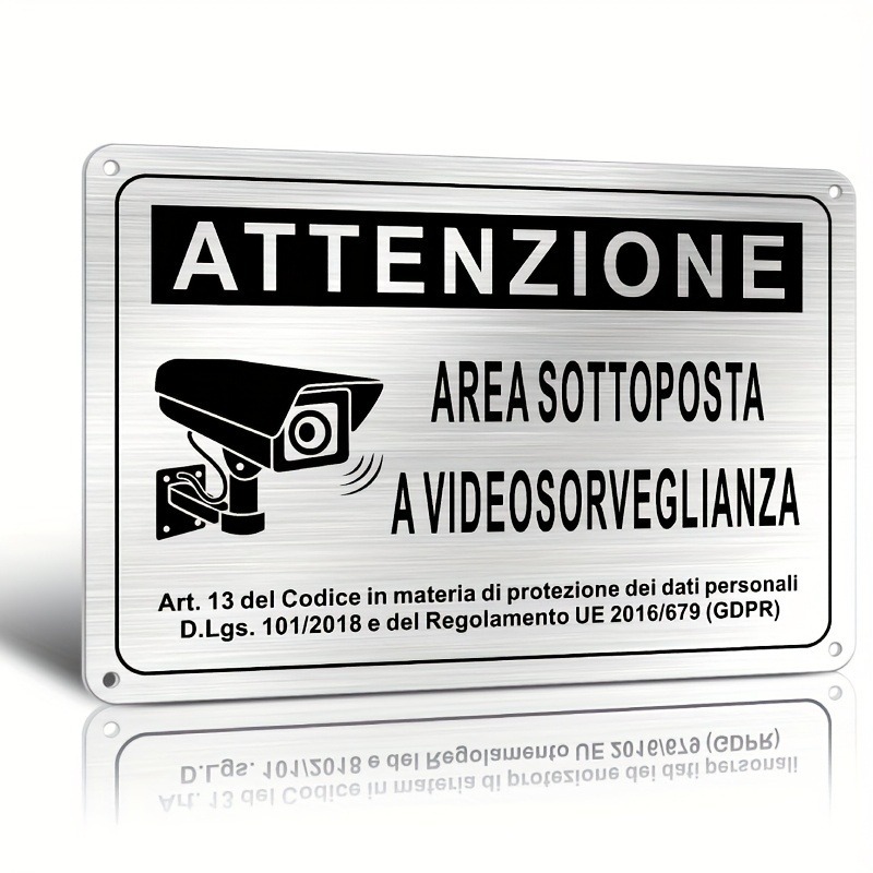 Sinal de Segurança Italiano 20 - Home Security Cameras avaliação e preço