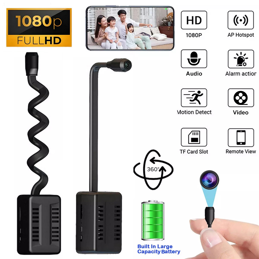 Hd 1080p mini câmera de detecç - Home Security Hidden Cameras avaliação e preço