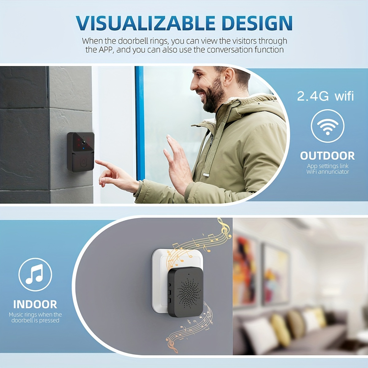 Campainha de Vídeo Inteligente - Home Security Premium avaliação e preço